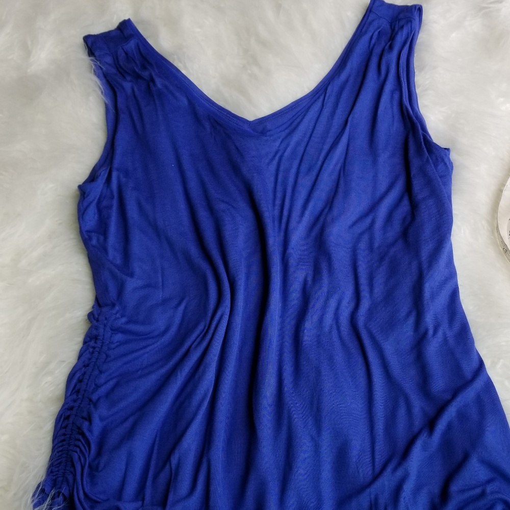 White House Black Market asymmetrical tank top